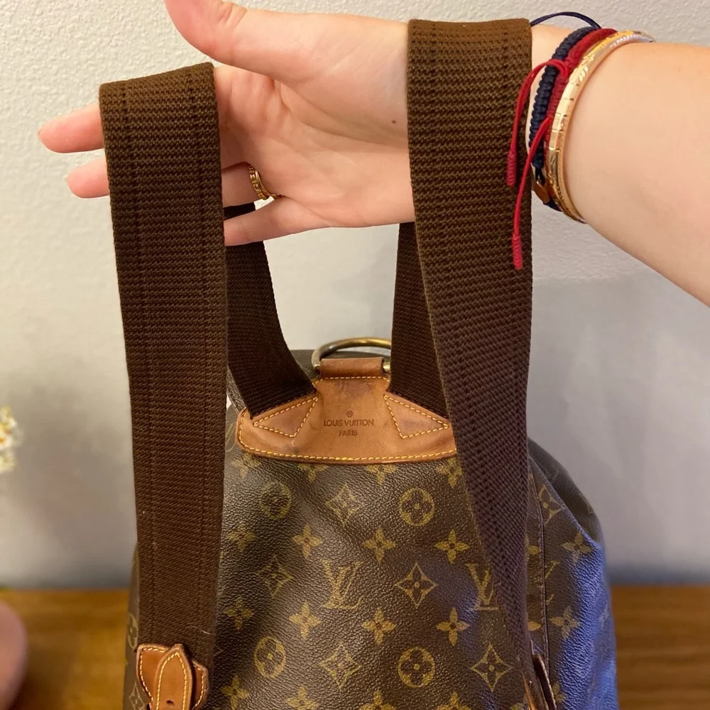 ♥️ LOUIS VUITTON Montsouris GM Backpack 💯 AUTH - Picture 12 of 16